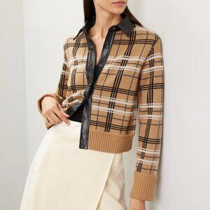 SIMKHAI Blaine Plaid Jacket  - Wool & Cashmere - XS
